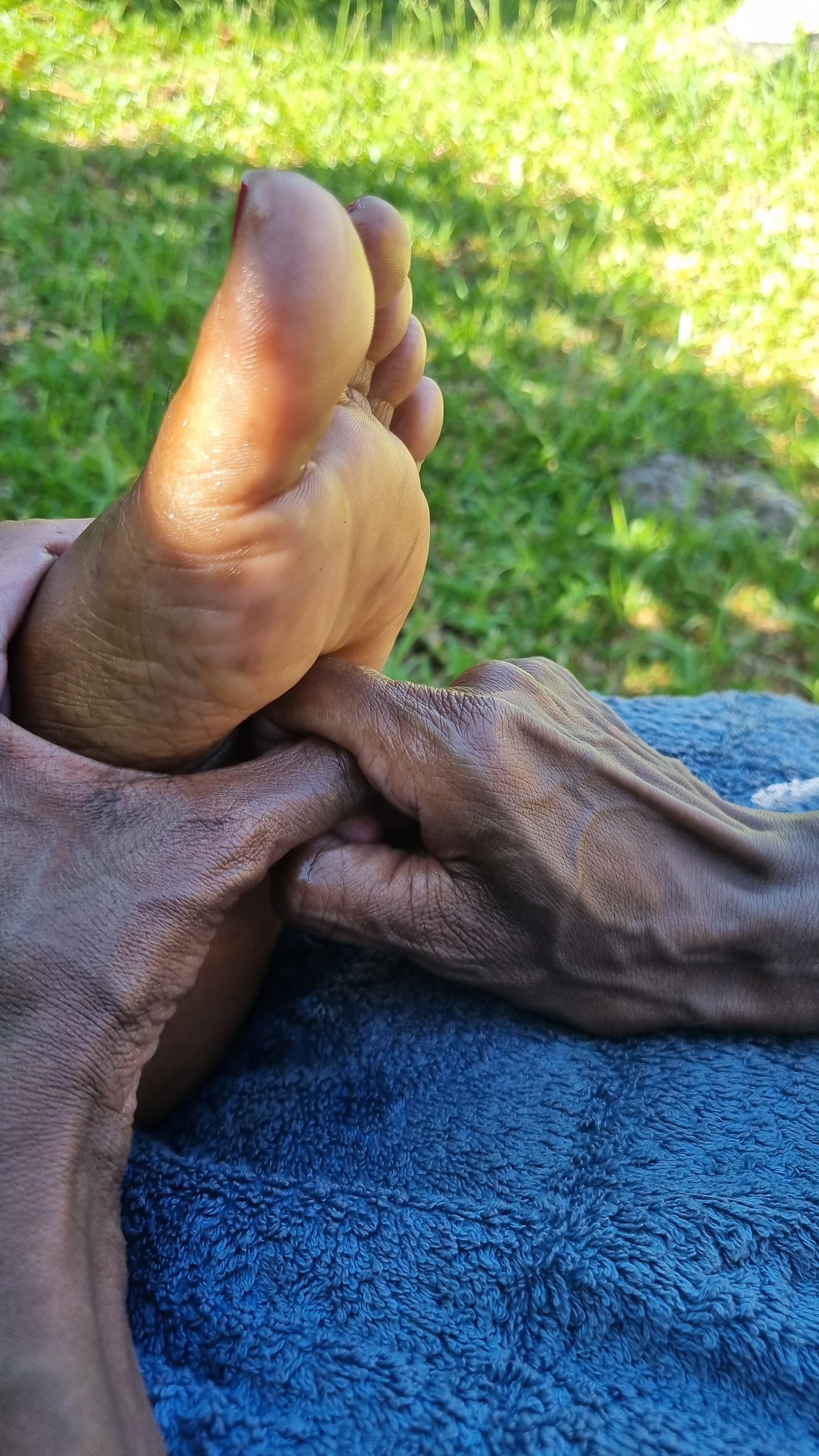 Séance de réflexologie plantaire